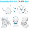 2 Packs Replacement Headgear Strap for Airfit F20 and N20 CPAP Full Face Mask Straps (Without Clips Mask) view 4