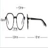 VENOAL Large Computer Reader Anti-Blue Light Glasses Prevent Eyestrain Round TR Reading Glasses Plain Sunglasses (Color : Clear, Size : +350) view 3