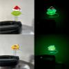 0.4" Luminous Straw Cover Cap for Stanley 30&40 oz Tumbler Cups, Glow in the Dark 8 Pcs 10mm Wide Cute Silicone Straw Topper Tips Lids Protectors for Compatible with Stanley Accessories - Christmas view 4