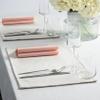 Mellow Rose Linen-Feel Dinner Paper Napkins, For Dinners Parties and Catering Supplies, Disposable and Fully Biodegradable Airlaid Napkins, 60 Pack view 2