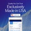 Essential Stacks Gut L-Glutamine Powder - Exclusively Made in USA - Pure L Glutamine Powder for Gut Health (50 Servings, Raspberry Lemonade) view 2