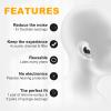 Ear Plugs for Sleeping Noise Cancelling,6 Pairs Comfortable Silicone Sound Blocking Earplugs, Reusable Washable Earplugs for Sleeping, Work, Study, Snoring, Shooting, Concerts and Hearing Protection view 2