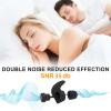 Ear Plugs for Sleeping Noise Cancelling,6 Pairs Comfortable Silicone Sound Blocking Earplugs, Reusable Washable Earplugs for Sleeping, Work, Study, Snoring, Shooting, Concerts and Hearing Protection view 3