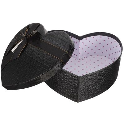 ABOOFAN Heart Shaped Box Delicate Paper Wrapping Box with Ribbon for Flowers for Valentine Day and Birthdays Small Packaging