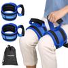 HOOMTREE Leg Lifter Strap Set of 2 for Limited Mobility,Thigh Lifter Strap with Padded Grip and Loop for Knee Hip Surgery Recovery,Mobility Aids Tool for Disabled Get in and Out of Bed,Car,Wheelchair view 1