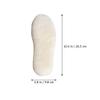 PACKOVE 1pair Winter Warm Insoles for Boots Shoes Cozy Comfortable Foot Support for Men and Women for Cold Weather Use view 2