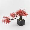 Artificial Bonsai Simulation Bonsai Tree Indoor Artificial Maple Leaf Bonsai Tree for Home Living Room Hotel Lobby Decoration Simulation Plant Bonsai Trees for Home Office view 4