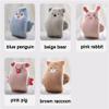 New Multifunctional Hot Water Bottle, Portable Hot Water Bag with Cute Stuffed Animal Cover, Hot Pack for Hand & Feet Warmer Bed Warmer view 3