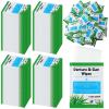 Timgle 200 Pcs Denture Cleaning Wipes Refreshes Mouth Deep Cleaning Wipes for Remove Denture Adhesive, Food Debris, Stains and Odor view 1