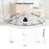 Acrylic Shower Bench - Perfect Corner Shower Stool, Ideal Shower Foot Rest for Shaving Legs & Compact Showers - Waterproof Upgrade from Traditional Wood & Teak Stools view 2