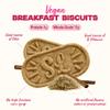 Sweet Loren's Vegan Breakfast Biscuits | Cinnamon Sugar | 4g Protein, 19g Whole Grains | Plant Based, Gluten Free, Dairy Free, Nut Free Snacks | 3 Pack (45 Total Biscuits, 1.6 ounce each) view 3
