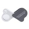 30X 50X Glass Double Lens Eye Loupe Pocket Magnifier Handheld Lens for Jewelry Coin Inspection Folding Hand Lens 30x 50x Glass Double Lens Eye Loupe Pocket Magnifier view 1