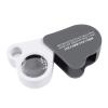 30X 50X Glass Double Lens Eye Loupe Pocket Magnifier Handheld Lens for Jewelry Coin Inspection Folding Hand Lens 30x 50x Glass Double Lens Eye Loupe Pocket Magnifier view 2