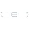 212 Main 18 x 5 Inch Clip-On Dust Mop Frame- Zinc Plated - Black - 18 x 5 Inch view 1