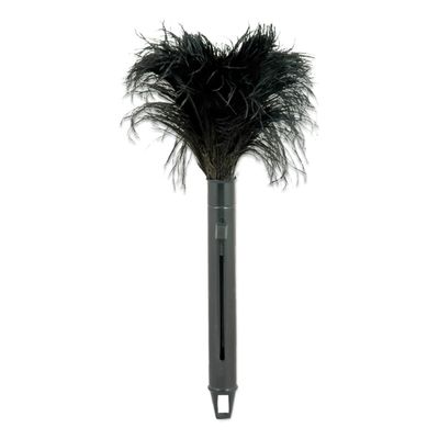 212 Main DOF-RET14-UNS91 9 to 14 in. Pop Top Feather Duster Ostrich Black