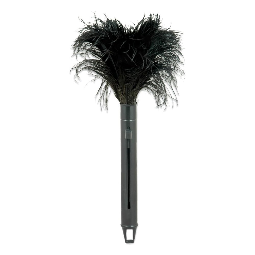 212 Main DOF-RET14-UNS91 9 to 14 in. Pop Top Feather Duster Ostrich Black