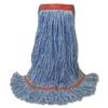212 Main Narrow Band Looped-End Mop Heads- Blue view 1