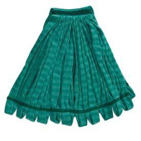 212 Main Wet Foot Microfiber Tube Mop Head with 5 in. Headband Green