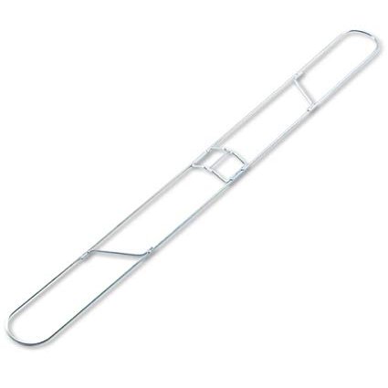 212 Main 48 x 5 in. Clip-On Dust MOP Frame - Black
