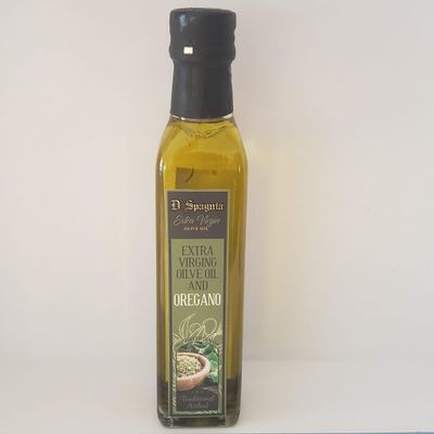 D' Spagnia Extra Virgin Olive Oil (Extra Virgin Olive Oil and Oregano 250 ml)