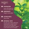 Organic Positively Botanicals Company, Lemon Balm, Herbal Tea Loose Leaf Botanical, 4 Ounce view 2