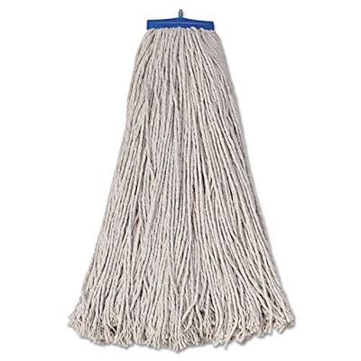 212 Main 32 oz Economical Lie-Flat MOP Head - White - Cotton Fiber - 12 per Case