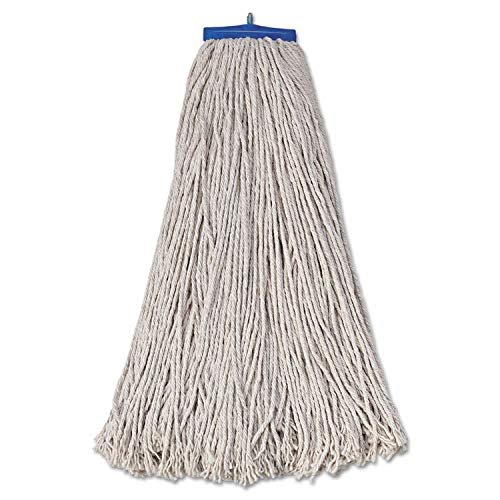 212 Main 32 oz Economical Lie-Flat MOP Head - White - Cotton Fiber - 12 per Case