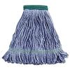 212 Main Super Loop Wet Cotton & Synthetic Mop Head - Blue - Medium Size view 1