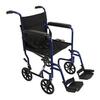 212 Main 19 Inch Aluminum Transport Chair Burgundy view 1