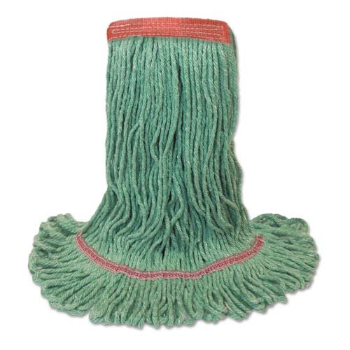 212 Main Narrow Band Looped-End Mop Heads- Green