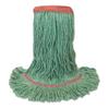 212 Main Narrow Band Looped-End Mop Heads- Green view 1