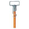 212 Main Spring Grip Metal Head MOP Handle for Most MOP Heads with 60 in. Wood Handle - Natural - 60 in. view 1