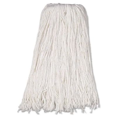 212 Main BW 32 oz Premium Saddleback MOP Head - White - Rayon Fiber - 12 per Case