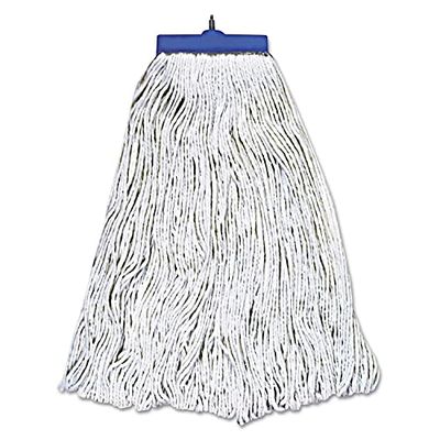 212 Main BW 24 oz Lie-Flat MOP Head - White - Rayon Fiber - 12 per Case
