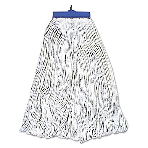 212 Main BW 24 oz Lie-Flat MOP Head - White - Rayon Fiber - 12 per Case