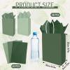 36 Pack Sage Green Gift Bags Spring 3 Colors Paper Bag with Handles and Tissue One Lucky Duck Colorful Wrapping Bags for Mallard Duck Baby Shower Birthday Party Supplies, 6.3 x 3.1 x 8.7 In view 2