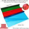 SYOGUA 8 Rolls Colored Cellophane Wrap, Extra Wide (34 in x 10 ft x 8 Colors) Cellophane Roll Transparent Color Cellophane Paper for Gift Baskets, Gift Wrapping, DIY Craft, Christmas Decoration view 2