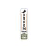 Broom Parking Only Halloween Metal Sign SIZE: 4 x 16 Inches view 1