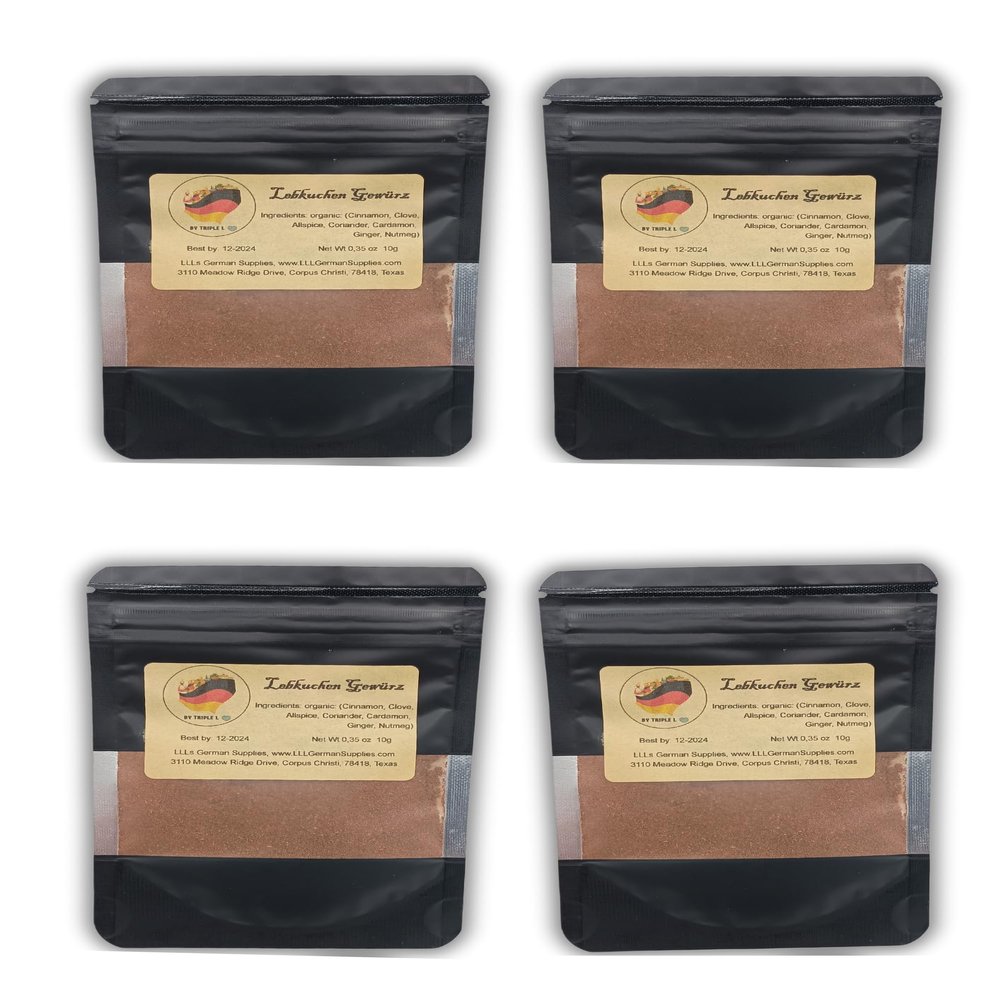 4x Lebkuchen Gewrz, Lebkuchen Gewurz, German Gingerbread spice, Cinnamon seasoning