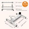 BestQool Red Light Therapy Stand, Mobile Stand for Red Near Infrared Light Therapy Devices, Home & Commercial Use, Adjustable Length and Width, Wheel Locks, Easy to Install, Fits 99% of Panels view 2