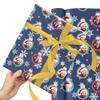 Jaydouble Custom Christmas Wrapping Paper Rolls for Kids Adults Customized Photo Gift Wrap Paper for Dad Mom Grandpa Grandma Personalized Wrapping Paper for Family Friends -1 Roll 58"x 23" view 1