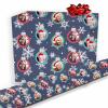 Jaydouble Custom Christmas Wrapping Paper Rolls for Kids Adults Customized Photo Gift Wrap Paper for Dad Mom Grandpa Grandma Personalized Wrapping Paper for Family Friends -1 Roll 58"x 23" view 2
