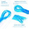 100 PCS Floss Threaders, Deep Clean Dental Floss Threader for Braces, Bridges and Implants Multifunctional Floss Aids, Nylon Loop Design (Pack of 2, Blue) view 2