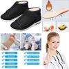 Men Adjustable Extra Wide Diabetic Shoes, Women Warm Plush Swollen Feet Diabetic Edema Boots Outdoor Unisex Walking Large Size Sneakers Men 8.5/Women 9.5 Black a view 2