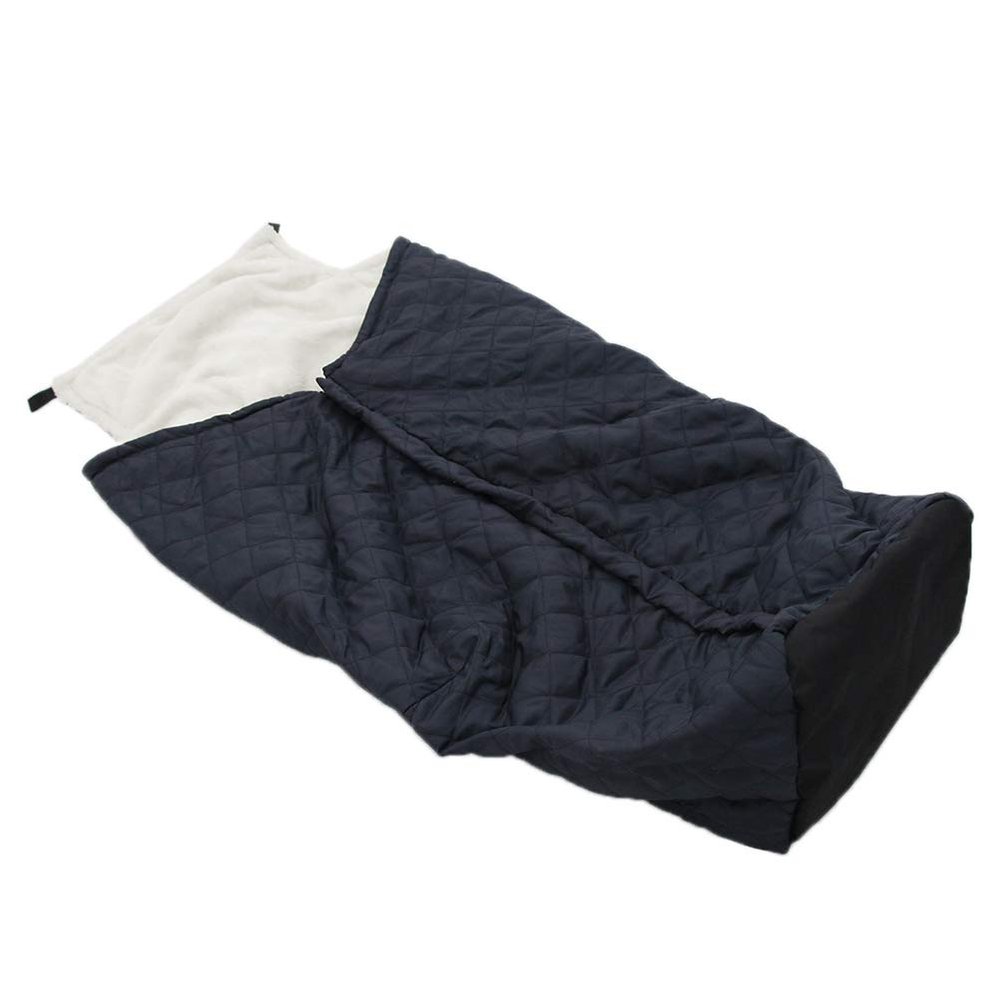 GagalU Comfortable Wheelchair Blanket Seat Cushion/Office Chair Armchair Plush Pad - Fleece Lined Blanket with Ring Pulled Zipper, Fits Nearly All Manual Wheelchairs