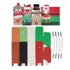 50PCS Christmas Gift Treat Boxes 3D Santa Claus Snowman Elk Candy Xmas Tree Box for Kids Christmas Gift Bag Holiday Christmas Boxes Cakes Candies Cookies Paper Boxes for Xmas Party Favors Supplies E view 3