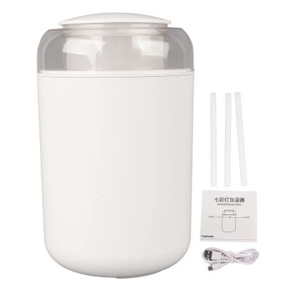 1200ml Mini Cool Mist Humidifier Whisper Quiet Aromatherapy Humidifier with Gentle Ambient Lighting, Perfect for Bedroom