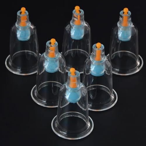 CHOUDHARY ACUPRESSURE Hijama Loose Cups Cupping Therapy PACK of 10 Beast Qu-Aility Cups for Dry Cupping, Weat Cupping, Hijama Cupping, Ice Cupping (Cup Size No. 6)