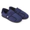 Happy Touch Men's 80-D Memory Foam Adjustable Wide Diabetic Slippers for Swollen Feet, Edema, Arthritis, Elderly Indoor/Outdoor (14, Navy Blue) view 1