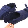 Happy Touch Men's 80-D Memory Foam Adjustable Wide Diabetic Slippers for Swollen Feet, Edema, Arthritis, Elderly Indoor/Outdoor (14, Navy Blue) view 2